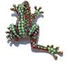 CLoxks spilla Spille a forma di rana for le donne Eleganti regali for feste con perno in lega di animali spille per spille