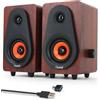 cinnkeyi Altoparlante PC in legno, altoparlante USB compatibile con computer portatili e desktop, membrana integrata - Plug & Play, ideale per musica e film