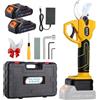 MISTRO Forbice potatura a batteria 24V: Forbici Potatura a Batteria con Regolabile 10-20-30mm con 2 Batterie 2000mAh, Cesoie a Batteria per Potatura per Potatura Giardino, Olivo, Ulivo