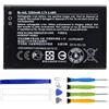 ERYNK BL-4UL Batteria di ricambio compatibile con No-kia 3310 Asha 225, 3310, 3310 3G - Modello 2017 con set di attrezzi