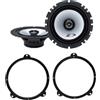 IPNOSIS Kit 2 casse Anteriori O Posteriori Alpine SXE-1725S Per BMW Serie 3 (E46) DAL 2002-2007 + Supporti