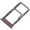 Generico Ricambio Compatibile con Motorola Moto G56 5G XT2529 Carrello Vassoio Alloggio SUPPORTO adattatore SLOT PORTA CARD carrello per SCHEDA SIM + vano Memoria Micro Sd (Nero)