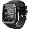 Blueshaweu Cinturino compatibile con KOSPET Tank M2 1.85 Cinturino, cinturino di ricambio in silicone compatibile con VvituaC NX3 1.83/SWGOTA NX3/TESOFIT M2/AMAZTIM M2/C20 pro Smartwatch