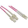 LINK Cavo Fibra Ottica Lc a Sc Multimode Duplex Om4 50/125 Mt.0,5 Bending Insensitive Lszh