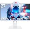 Gawfolk Monitor da gioco da 27 pollici 4K IPS, schermo PC 160Hz UHD 3840 x 2160p, monitor per computer per casa e ufficio, HDMI, DisplayPort