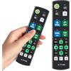KBIBCK Telecomando universale per TV con tasti luminosi al buio per anziani, facile da usare, compatibile con TV Sam-sung, Pana-sonic, So-ny, Shar-p, TCL, LG