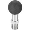 PATIKIL Base A Sfera Da 0.8 Con Vite Filettata M10 In Acciaio Inox Per Action Camera Camcorder Compatibile Con Bracci A Doppia Presa Per Motociclette Veicoli Elettrici, Argento