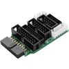 YAODHAOD Connettore IDC multifunzione 10-20 pin, per simulatore ST-Link V2, JTAG J-Link V8 V9, Ulink2, ST-Link, ARM STM32
