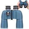 BOSSDUN Binocolo Marino 10X50 con Telemetro Illuminato e Bussola, Impermeabile IPX7, Prismi BAK4, per Navigazione e Caccia, Include Tracolla e Borsa (L)