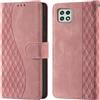 CaseGla Cover per Samsung Galaxy A22 5G Case PU Pelle Custodia RFID Blocco Kickstand Chiusura magnetica Slot per Schede Portafoglio Flip Custodia per Samsung A22 5G Cover,Rosa