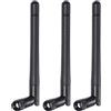 GTIWUNG 3 Pezzi RP-SMA Antenna WiFi, Dual Band 2.4GHz 5.8GHz Dual Band Wireless WiFi Antenna RP-SMA WLAN