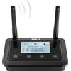 1Mii Trasmettitore Bluetooth 5.3 TV, Ricevitore Adattatore Audio Musica HiFi con Display LCD, Jack AUX 3,5 mm/Ottico, Dual Link aptX Bassa Latenza e HD per Stereo/TV a 2 Cuffie, Lungo Raggio- B03+