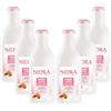 NIDRA | Bagnolatte Delicato, con Latte di Mandorla, Proteine del Latte, Dermatologicamente Testato, Made in Italy, 6x750 ml