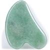 SanDine Silky Skin Guasha Giada Massaggio Raschiante - Aventurine Jade Gua Sha Board -Strumento Raschietto Tradizionale per Anti-Invecchiamento - Pietra Naturale Avventurina Guasha - Guasha di Pietra Giada di Sandine
