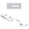 CJMUQHEHH 50 adesivi NFC Tag Sticker, 21 x 11 mm NFC Ntag213, riscrivibili NFC Chip, carte NFC programmabili 144 byte memoria NFC Chip, NFC Sticker per tutti i telefoni e dispositivi abilitati NFC, quadrato