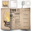 Thboxes Biglietto 40° Compleanno Back In 1986 Con Busta, 20 x 20 Cm | Stile Vintage Retrò, Interno Scrivibile, Carta 350 G/M², Personalizzabile, Busta E Adesivo Inclusi