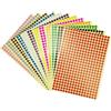 Forever bene 14688 Pezzi Bollini Adesivi Colorati 6mm - Etichette Adesive Rotonde in 12 Colori, Piccoli Adesivi Tondi per Inventario, Mappe, Controllo Qualità e Ufficio, Organizzazione