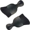 DikGifk 2 Pezzi Pennello Pulizia Auto Nero, Kit Spazzola con Setole Morbide per Detailing Interni Auto, Pennello per Cruscotto, Ventilatori dell'Auto e Pulizia Tastiere di Computer