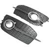 Artudatech Griglia paraurti Anteriore 2PCS Bumper Fog Light Grille 8U0807681DSP9 Fit for Audi Q3 S-Line 2012-2014 (No Logo)