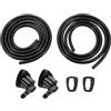 TUCKBOLD Getto Lavavetri Per Jeep Grand Cherokee 2005-2016 1 Set | Nero Plastica, OE 55372143AB, Per Chevy Malibu 05-13, Per Pontiac G6 05-10, Per Saturn Aura 07-10, 2 Guarnizioni, 2 Tubi 1M