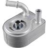 VekAuto Kit Raffreddatore Olio Motore Per Ford Fiesta 11-13 | Lega Di Alluminio, Tono Argento, 13x9.3x9.7cm, OE: 7S7G6B856AA, Raffreddamento Ad Acqua, Con Bullone