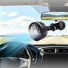 D-Lumina Ventilatore per Auto Rotante a 360°,Montaggio su Accendisigari,Portatile,Silenzioso,con 2 velocità Regolabili per Camion,Barche,Auto,Veicoli (Ventosa) Condizionatore d'Aria per Auto