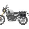 ExMoto Kit Borsa laterale sinistra nera KLICK FIX 24/30 lt + Telaio nero (Triumph Scrambler 1200)