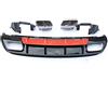 laiteaolin Alettone Paraurti Diffusore Posteriore per Mercedes W176 Classe A A180 A200 A250 Sport Edition con Punte di Scarico in Acciaio Inossidabile 15-17 A45 AMG ABS Spoiler Posteriore (Colore : Rosso)