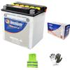 CLICK & GO COMPATIBILE CON HARLEY DAVIDSON FLHR Electra Glide Road King 1340 per anno 1997 al 1998 BATTERIA TECNIUM BB30L-B YB30L-B COMPLETA PER L'UTILIZZO BATTERIE 30 AMPERE 12 VOLT 168X132X176MM