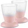 BABYBJÖRN Bicchiere per Bambini, Rosa chiaro, 2 pezzi