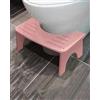 RayLove Sgabello da WC, sgabello in bambù da 16,5 cm, per adulti, corretta postura del WC, allevia e riduce la tensione intestinale e il gonfiore (rosa)