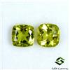 SBI Gems Coppia Di Peridoto Naturale A Cuscino 6x6 Mm 2.12 Cts Gemme Sfuse Calibrate