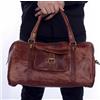 Fatto a mano Borsa Da Viaggio Duffle In Pelle Retro Da Uomo Marrone Vintage Fatta A Mano 20"