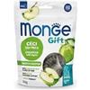 Generico Monge Snack Cane Gift, snack per cani di tutte le taglie, gusto Ceci con Mela, senza cereali, favorisce il supporto intestinale | 3 confezioni da 150 grammi l'una.