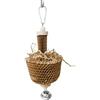 Generico Chewing Toys - Natural Paper Bird Shredding Toy | Cage Hanging Entertainment Toyy | Beak Grinding Chew Toyy, Destructible Bird Toy For Cage Decoration And Play