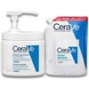 Cerave Crema Idratante Viso e Corpo con Ceramidi e Acido Ialuronico 473 ml + REFILL 454 g