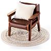 Minamzee Set di mobili per casa delle bambole, divano e sedia, 3 pezzi, scala 1:12, accessori per camera da letto