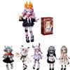 niannyyhouse 1/12 BJD Blind Box Statuine, Bambola snodata a sfera con vestiti, serie Bizarre Nightmare, Action Figure da collezione (1PC)