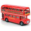 QuidToyzian Modello di Autobus a Due Piani, Modellino di Autobus in Lega, Veicoli da Collezione, Decorazione per Casa e Ufficio, Idea Regalo per Appassionati
