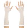 W WIDMANN MILANO Party Fashion - Guanti a rete da donna, senza dita, 33 cm, accessorio per costume anni '80 per Carnevale