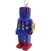 AYUNJIE Vento Fino Giocattolo MS403 Fiery Robot Latta Giocattolo retrò Adulto Giocattolo da Collezione Vintage da Collezione Bambini Regalo (Blu)