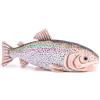 lilizzhoumax Peluche Trota Iridea, 42 cm, Pesce Realistico Morbido con Forma Dettagliata, Animale Imbottito per Bambini da 3 Anni, Pescatori e Collezionisti