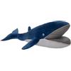 HOMEXYLYL Cuscino In Peluche A Forma Balena, Cuscino Abbracciabile Con Animale Peluche Con Apertura Interattiva Regalo Compleanno Natale Decorazioni La Casa Bambini Adulti Ragazze Ragazzi(60cm/23.6in)