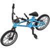 TXDAMAI Bicicletta da Dito Finger Mountain Bike Bici da Dito Modello Mini Bmx in Lega Creativa Finger Bike per Gli Amanti Della Bicicletta, Ragazzi Ragazze Regalo, Blu