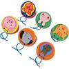 Beaupretty Giocattolo Musicale in Legno 6 Pezzi Nacchere a Forma di Animali Sicure per Bambini e Adulti, Materiale Sintetico Colorato, per Educazione Precoce e Gioco Didattico Stili multipli