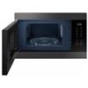 Samsung Forno a Microonde da incasso 22 Litri Altezza 38 cm Finitura Vetro Nero Cornice Black Inox Samsung MS22M8274AM