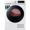 Samsung Asciugatrice Bespoke AI DV90DB7845GW/U3, 9 kg, Pompa di Calore, Wifi, Sensore Optimal Dry, Quick Drive, Display AI Control, Carica Frontale, 60L x 85H x 60P cm