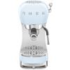 Smeg Macchina da Caffè Espresso Manuale 50's Style - Azzurro LUCIDO - ECF02PBEU GARANZIA ITALIA