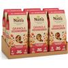 Generico 6 Confezioni Porridge o Granola Bio 250g - Nocciole e Cioccolato/Mandorle e Mirtilli Rossi - Fonte di Proteine Vegetali, Ricchi di Fibre (Mandorle e Mirtilli Rossi (Granola))