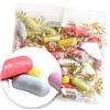 Generico VICENTINI Gessetti di Liquirizia Colorati Incartati singolarmente - Caramelle Gessetti Colorati Confettati Ripieni di Liquirizia - Busta da 500 g - ~ 130 Caramelle -